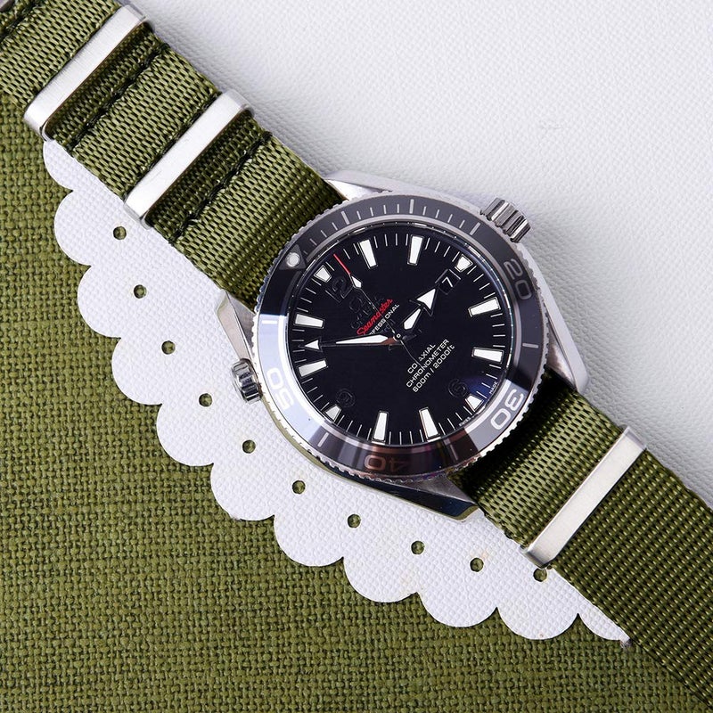 Ritche Christmas Gift Nylon Watch Strap with Heavy Buckle Bands 18mm 20mm 22mm Premium Seat Belt Nylon Watch Bands for Men Women, White Elephant Gifts, Stocking Stuffers for Men - Image 2